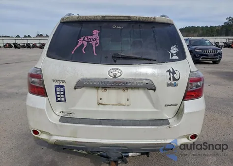 2008 Toyota Highlander Hybrid Limited z USA, uszkodzony, nr VIN JTEEW44A782013788